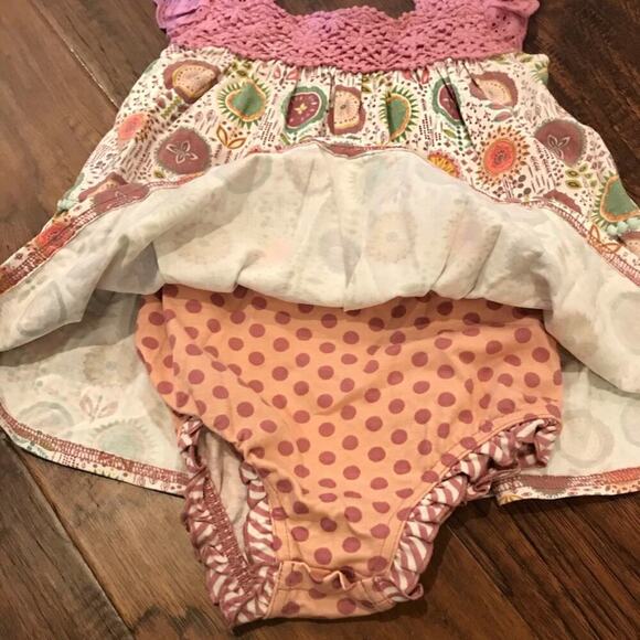 Matilda Jane Girls Romper - By the Seashore Bubble w/ Hat 18-24M - Picture 4 of 6